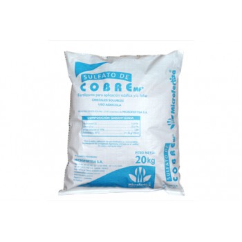 Sulfato de Cobre - 25 Kg